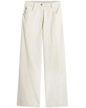 forte_forte Wide-Leg Jeans - White