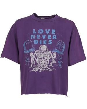 Earthling Collective Love Never Dies T-Shirt - Purple