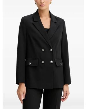Guess Double-Breasted Blazer - Black