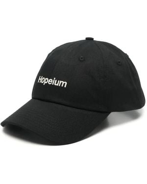 HOPEIUM Gorra Con Logo Bordado - Negro