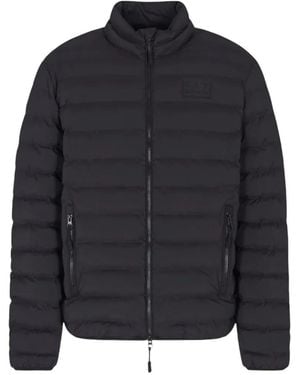 EA7 Veste À Design Matelassé - Blue