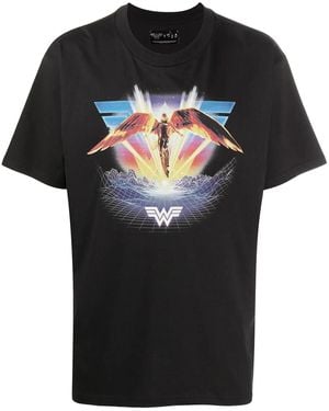 MJB T-Shirt Mit Grafischem Print - Schwarz