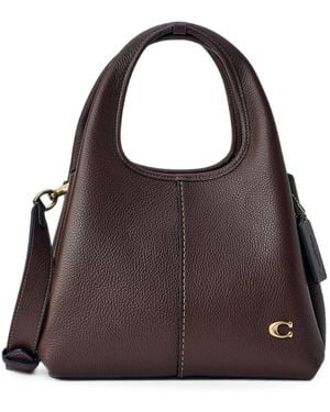 COACH Lana Logo-Plaque Tote Bag - Brown