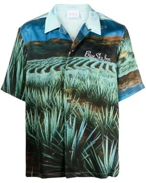 BLUE SKY INN Agave Graphic-Print Shirt - Green