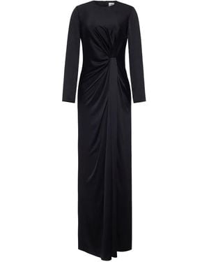 Adam Lippes Salome Twisted Maxi Dress - Black