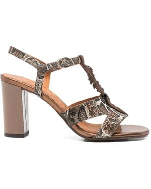 Chie Mihara Sandalen Mit Python-Effekt - Pink