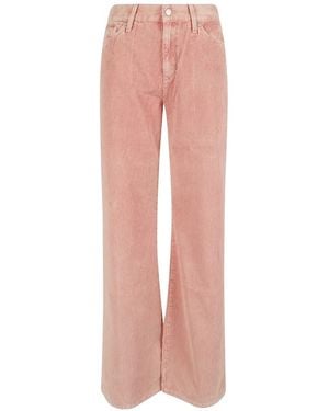 7 For All Mankind Lotta Corduroy Pants - Pink