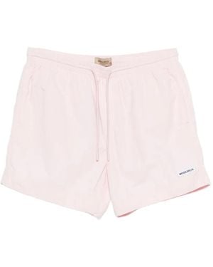 Woolrich Costume Da Bagno Con Coulisse - Rosa