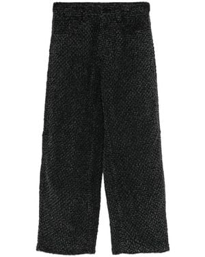 Melitta Baumeister Bouclé-Knit Pants - Black