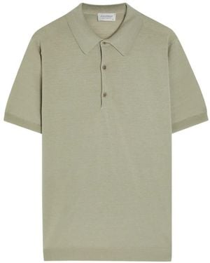 John Smedley Macloud Polo Shirt - Green