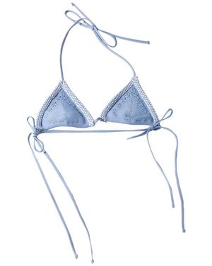 Miu Miu Bh Aus Baumwolle - Blau
