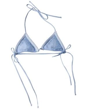 Miu Miu Cotton Bra - Blue