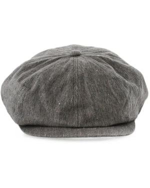 TAIGA TAKAHASHI Eight-Panel Flat Cap - Grey