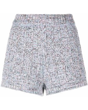 Missoni Chunky-Knit Shorts - Grey