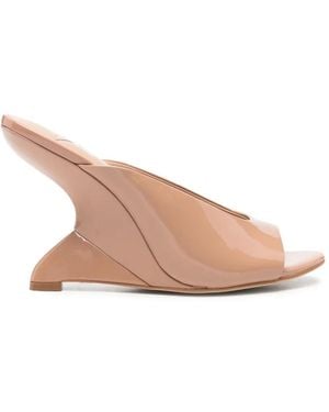 Marc Ellis Open-Toe Wedge Sandals - Pink