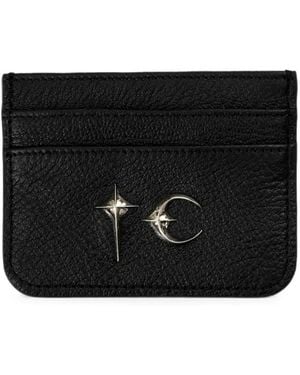 THUG CLUB Porte-Cartes En Cuir Tc - Black