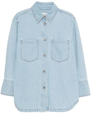 JOSEPH Chemise En Jean À Poches Plaquées - Bleu