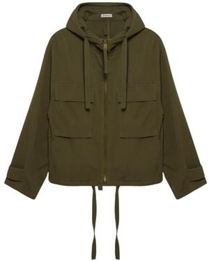 Jonathan Simkhai Hooded Field Jacket - Green