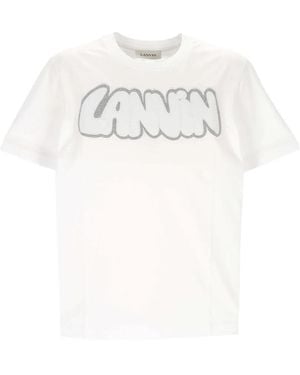 Lanvin Graphic T-Shirt - White
