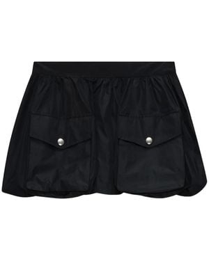 MSGM Cargo-Pocket Mini Skirt - Black