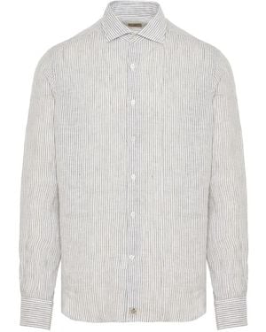 Sonrisa Camisa A Rayas - Blanco