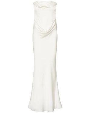 ROTATE BIRGER CHRISTENSEN Schulterfreies Corsage-Maxikleid - Weiß