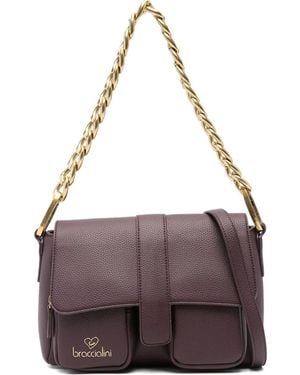 Braccialini Chain-strap Shoulder Bag - パープル
