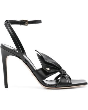 Elisabetta Franchi Sandali Con Fiocco 100Mm - Bianco