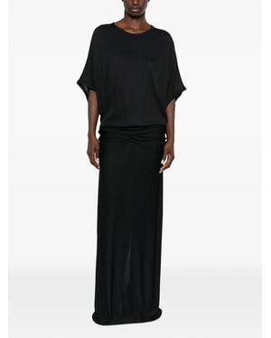 The Row Delyra Maxi Dress - Black