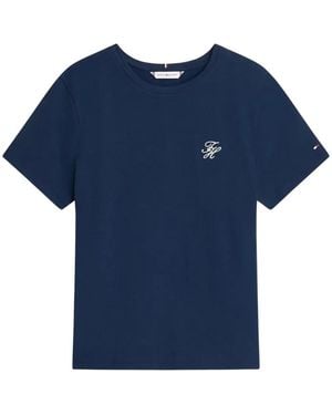 Tommy Hilfiger Logo T-Shirt - Blue