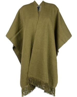 Voz Short-Sleeve Flared Cardi-Coat - Green