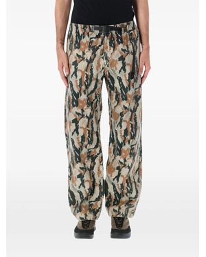 Gramicci Bark Camo Straight-Fit Jeans - Natural