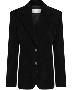 Ferragamo Corduroy Blazer - Black