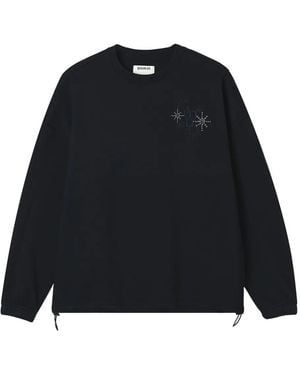 Musium Div. Embellished Graphic Sweatshirt - Blue