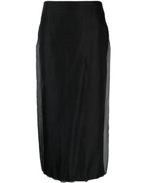 Blanca Vita Jupe Crayon Galtonia - Noir