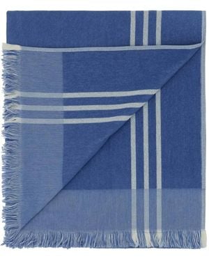 Tekla Cotton Beach Towel - Blue