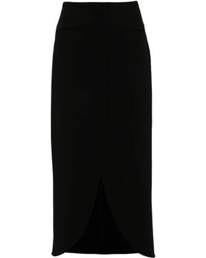 Courreges Ellipse Maxirock - Schwarz