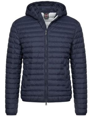 Colmar Hooded Quilted Jacket - Blue