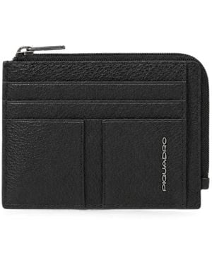 Piquadro Zipped Cardholder - Black