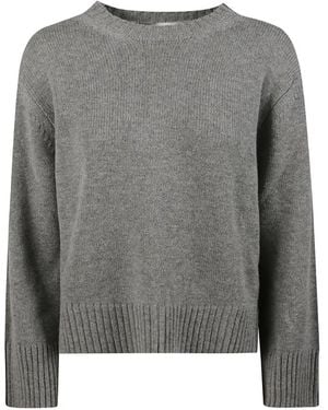Edoardo Gallorini Ribbed-Knit Crew-Neck Jumper - Grey