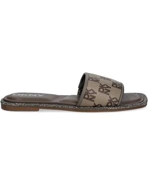 DKNY Badin Flat Sandals - Brown