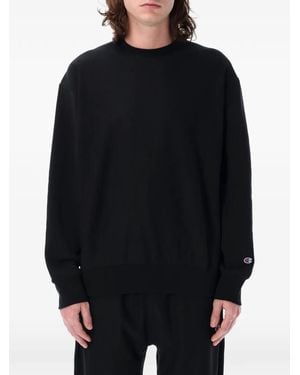 Champion Felpa Con Applicazione - Nero