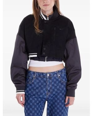 Nike Zip-Up Bomber Jacket - Blue