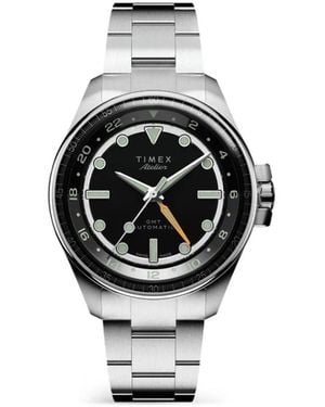 Timex Atelier Gmt24 M1A 40Mm Watch - Black