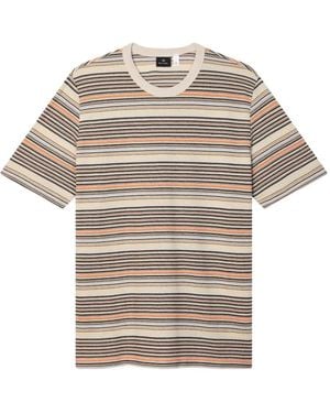 Paul Smith Striped Short-Sleeve T-Shirt - Grey