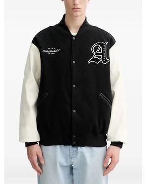 adidas Originals Basketball Appliqué Bomber Jacket - Black