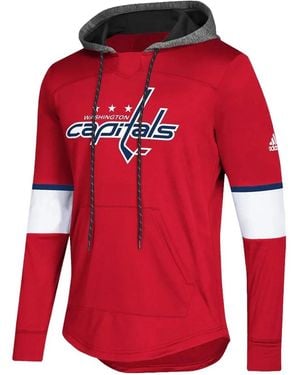 adidas Hockey Jersey Hoodie - Red