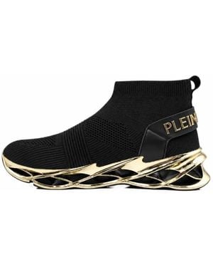 Philipp Plein Low Sock Runner Sneakers - Black