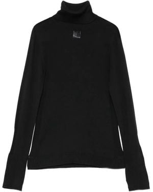 Lorena Antoniazzi Roll-Neck Wool Sweater - Black