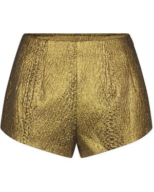 Simon Miller Fleur Metallic Shorts - Natural